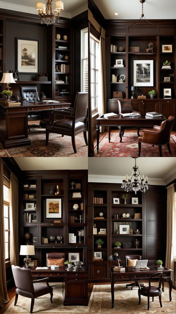 22. Traditional Elegance-Home Office