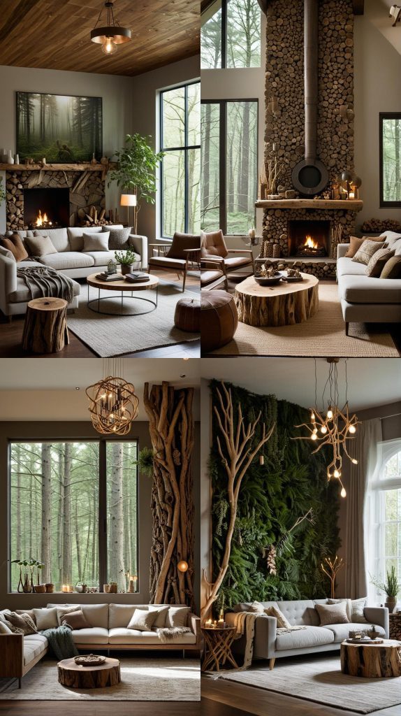 20. Woodland Wonder Room-Modern Living Room