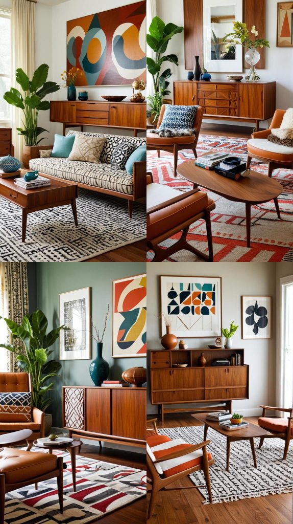 6. Mid-Century Modern Revival-Modern Living Room