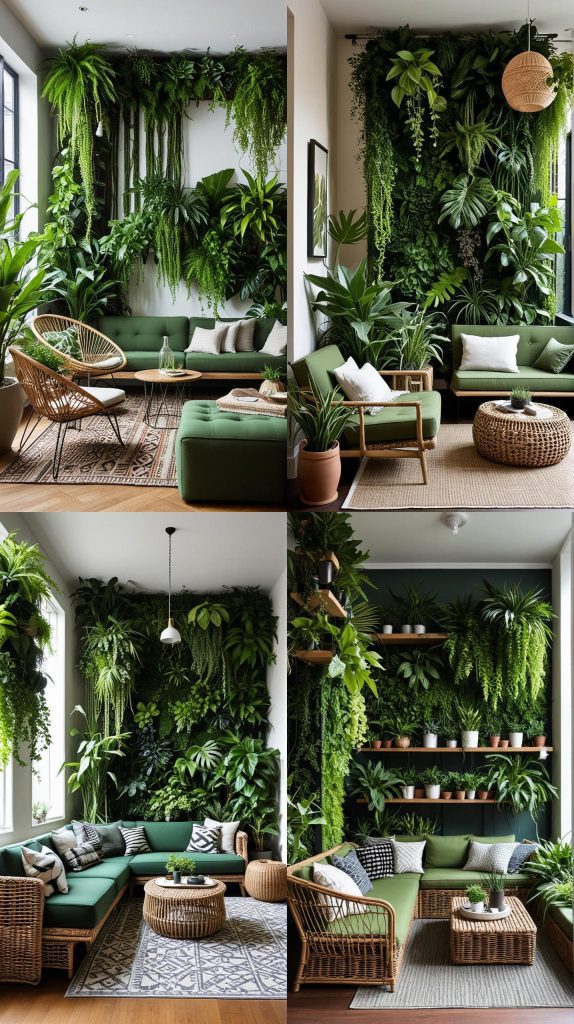 8. Urban Jungle Lounge-Modern Living Room