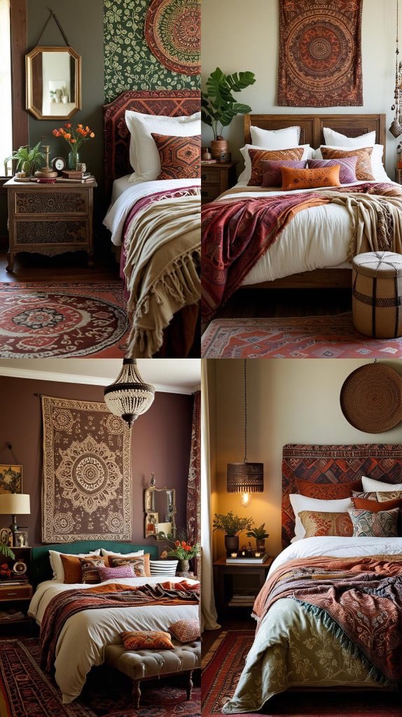 12. Bohemian Bliss-Romantic Bedroom