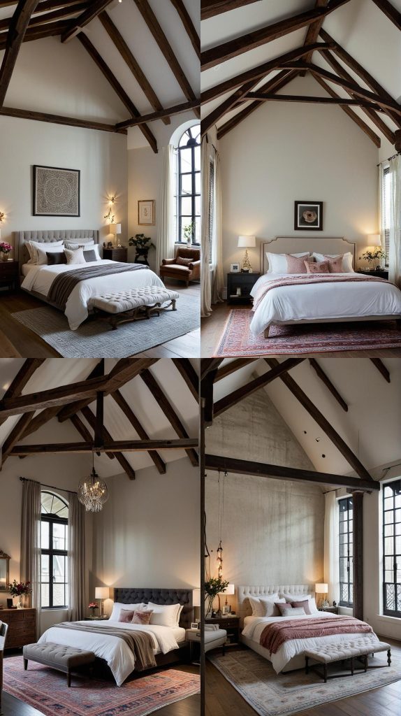 17. Luxe Loft-Romantic Bedroom