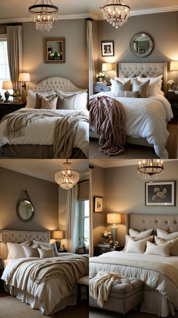 24. Textured Haven-Romantic Bedroom