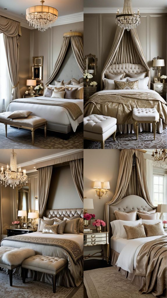 25. Glamorous Getaway-Romantic Bedroom