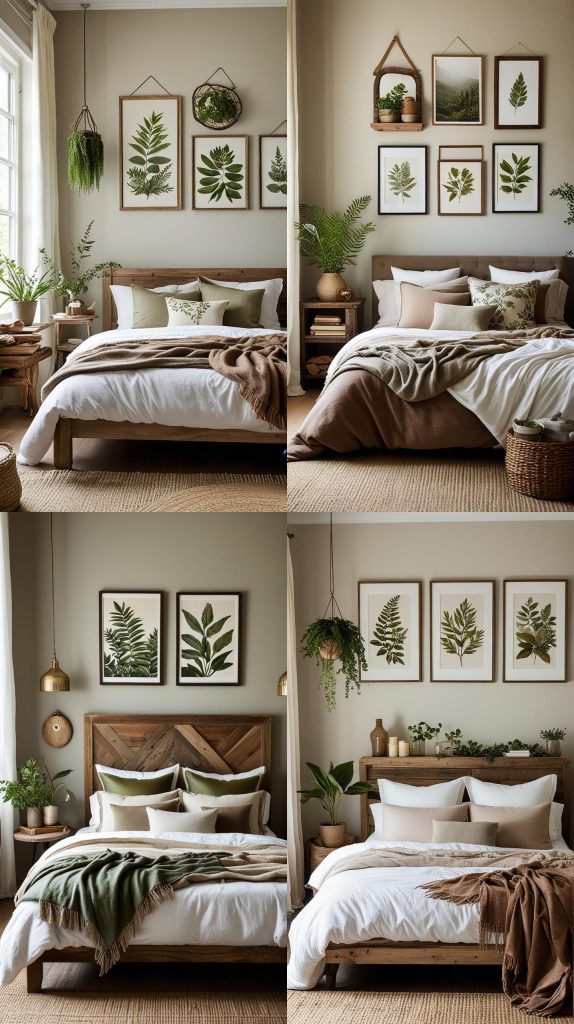 4. Nature-Inspired Love Nest-Romantic Bedroom