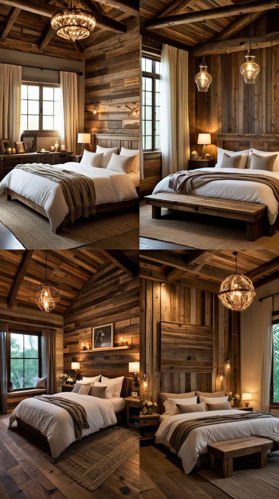 7. Rustic Charm-Romantic Bedroom