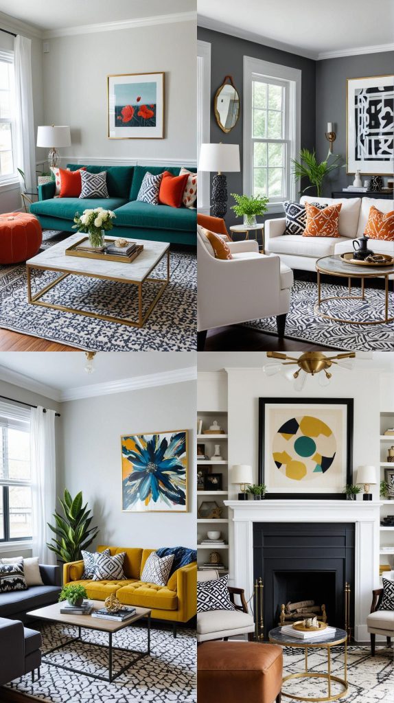 23. Bold Statement Piece-Small Living Room