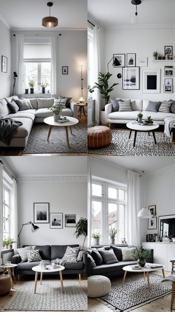 24. Scandinavian Design Elements-Small Living Room