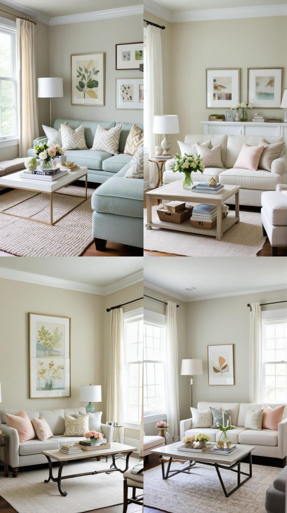 5. Light and Airy Color Palette-Small Living Room