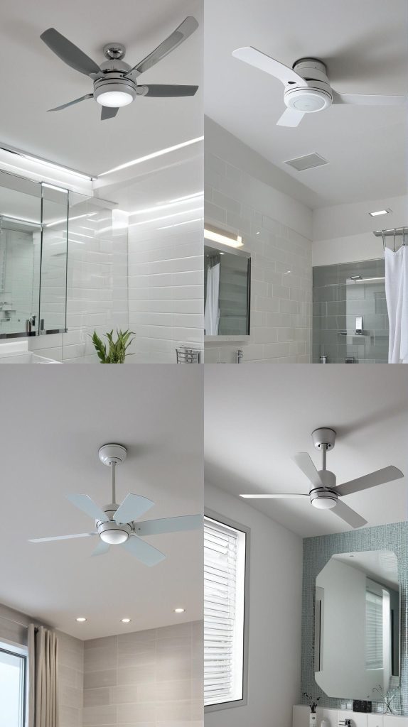 24. Ceiling Fan with Integrated Heater-Bathroom Ceiling