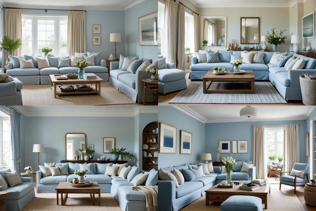 22. Casual and Inviting-blue living room