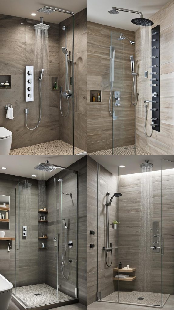 12. Smart Shower System-Modern Bathroom