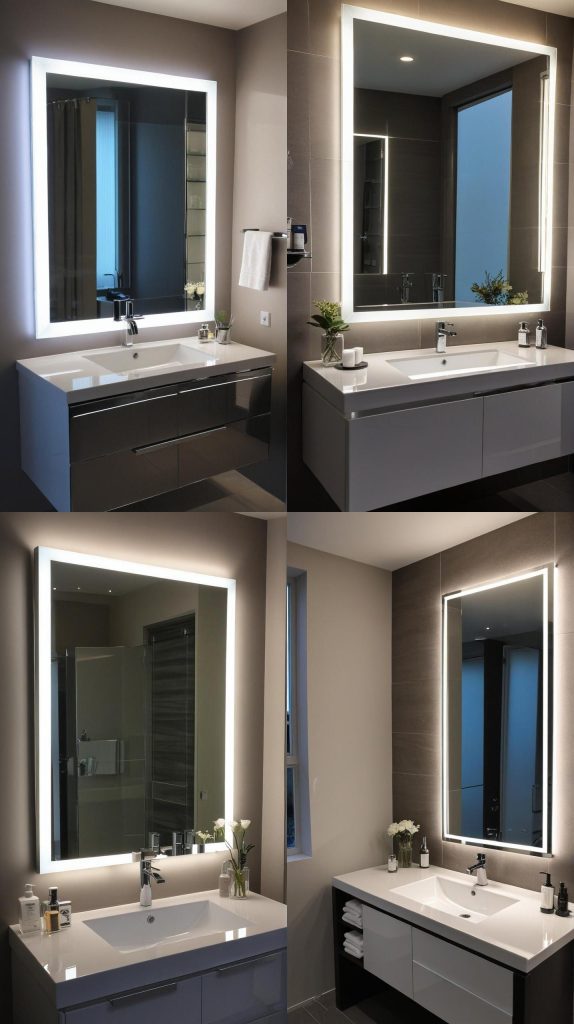 8. LED Backlit Vanity Mirror-Modern Bathroom