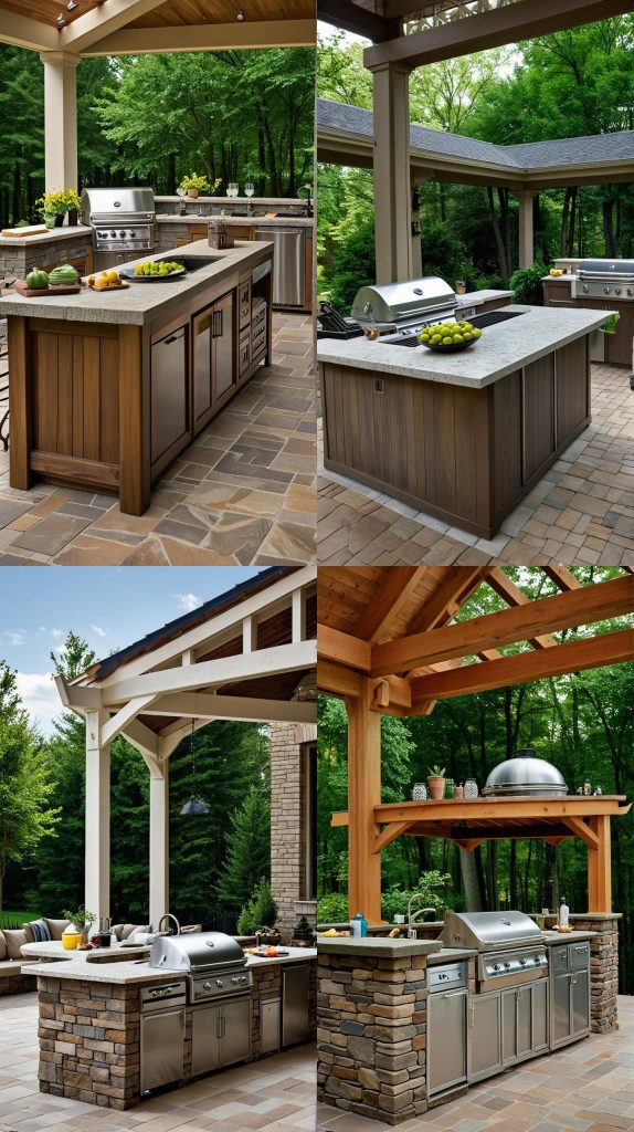 11. Outdoor Kitchen Island-Kitchen Island