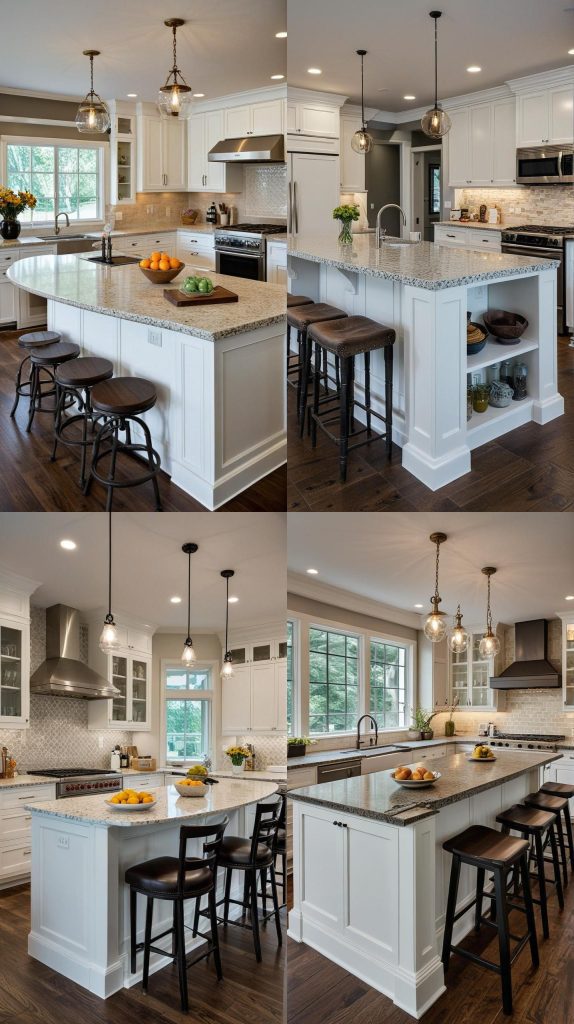 15. Built-In Breakfast Bar-Kitchen Island