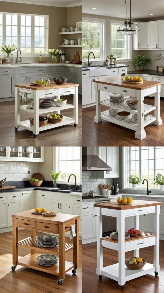 21. Convertible Island-Kitchen Island