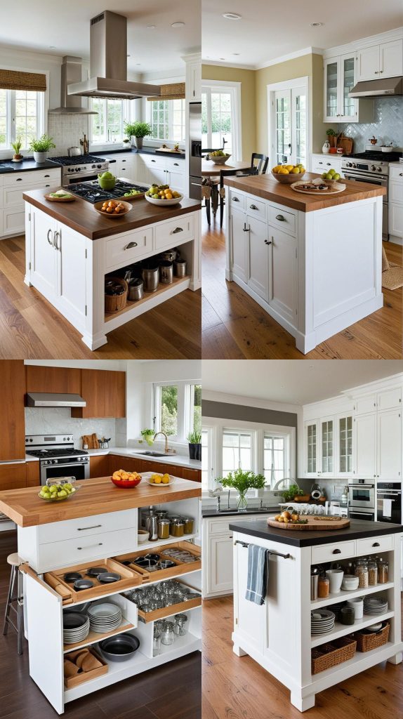 9. Space-Saving Island-Kitchen Island