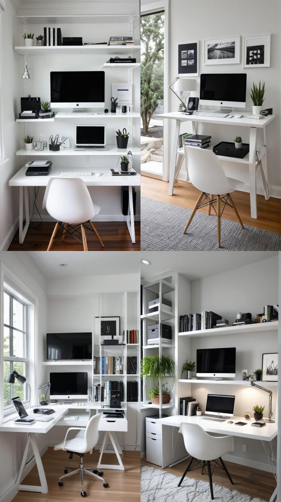 10. Tech Haven-Modern Home Office 