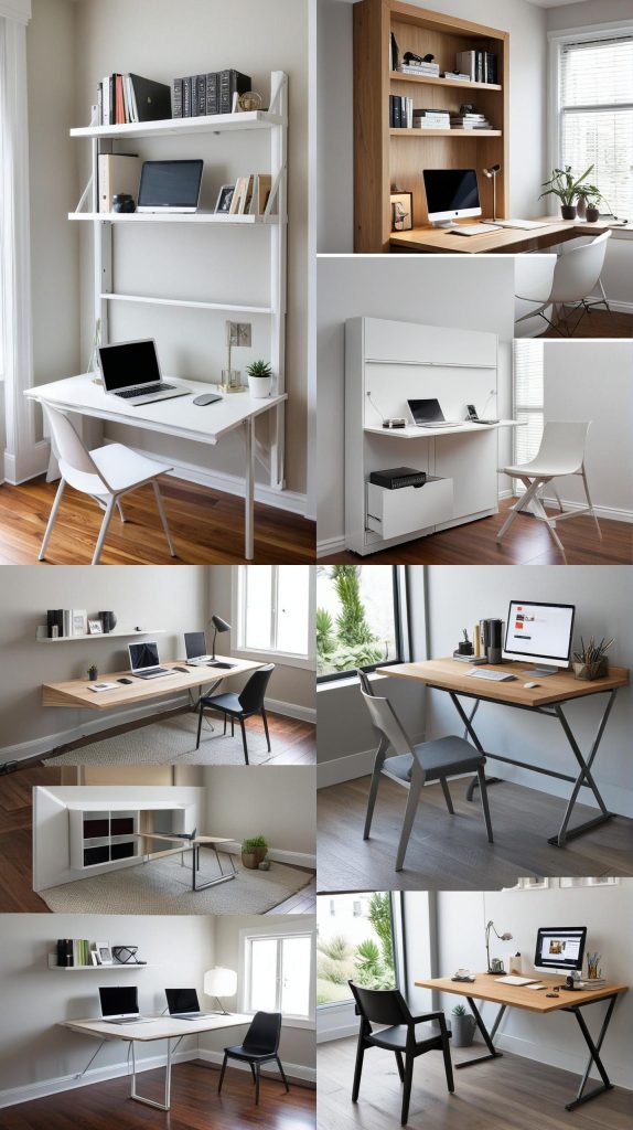 22. Space-Saving Genius-Modern Home Office 