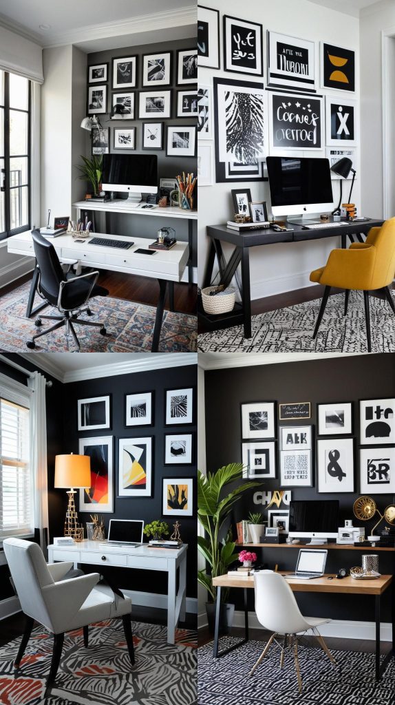 25. Artistic Expression-Modern Home Office 