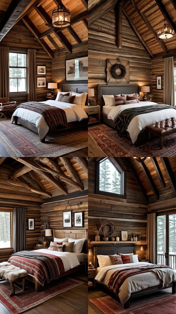 16. Cozy Cabin Bedroom-Modern Bedroom