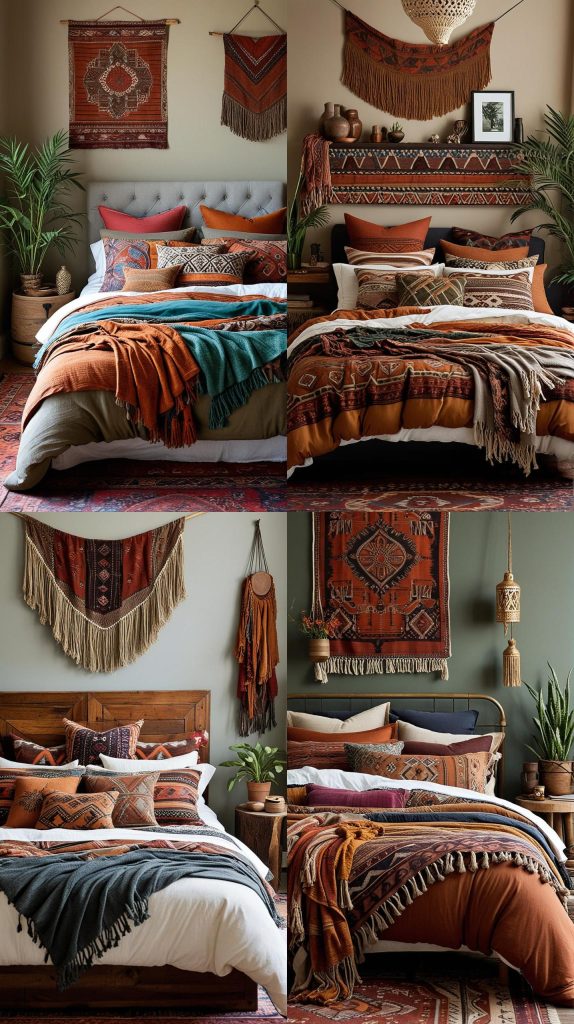 2. Bohemian Chic Bedroom-Modern Bedroom