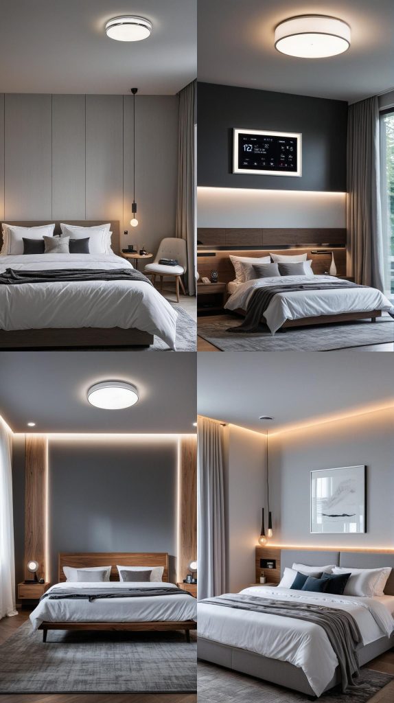 6. Smart Technology Bedroom-Modern Bedroom