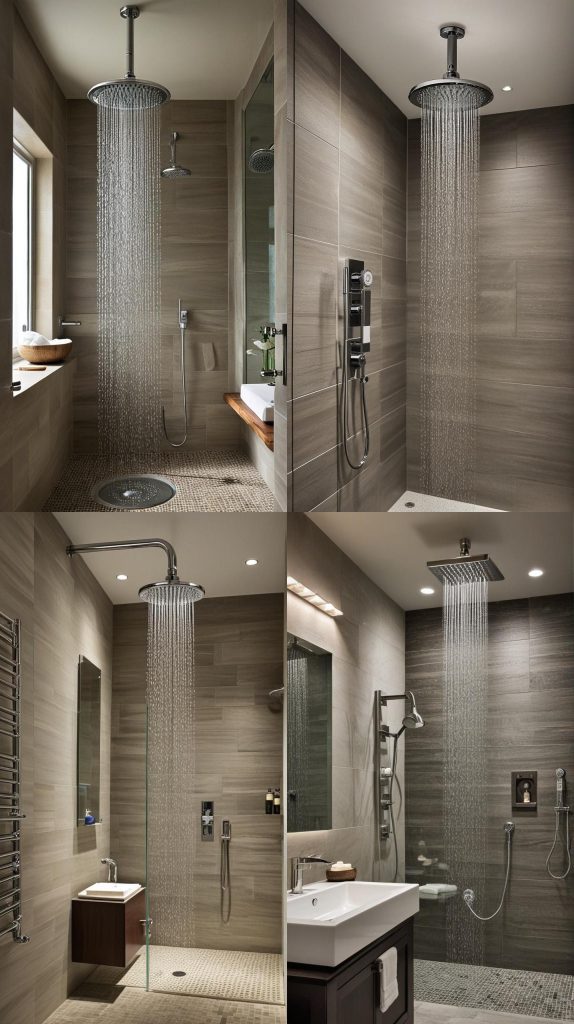 17. Rainfall Showerhead-Small Bathroom