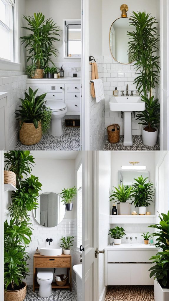 28. Indoor Plant Addition-Small Bathroom