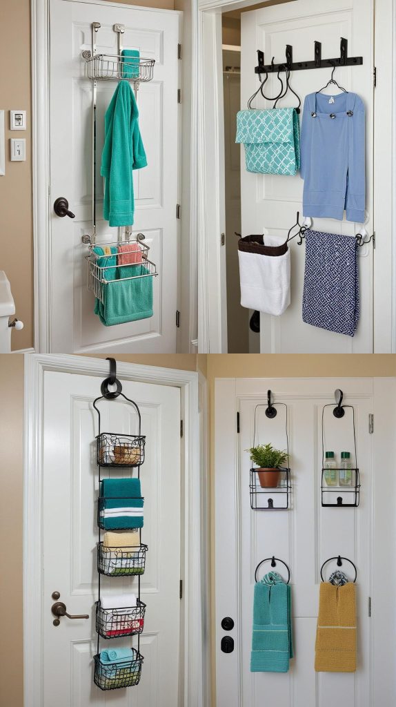 8. Over-the-Door Hangers-Small Bathroom