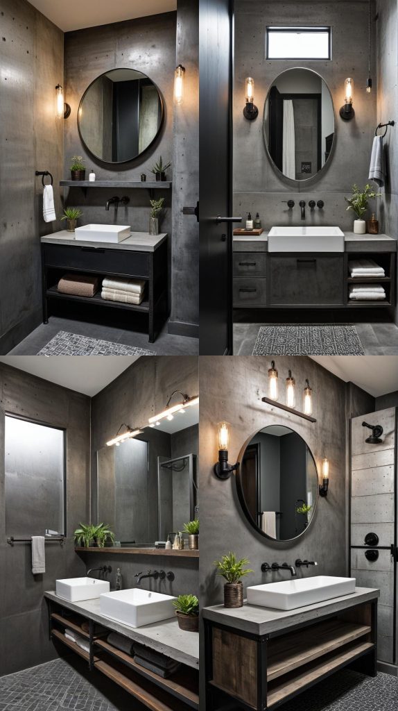 Case 5: Industrial Chic-Bathroom Remodel