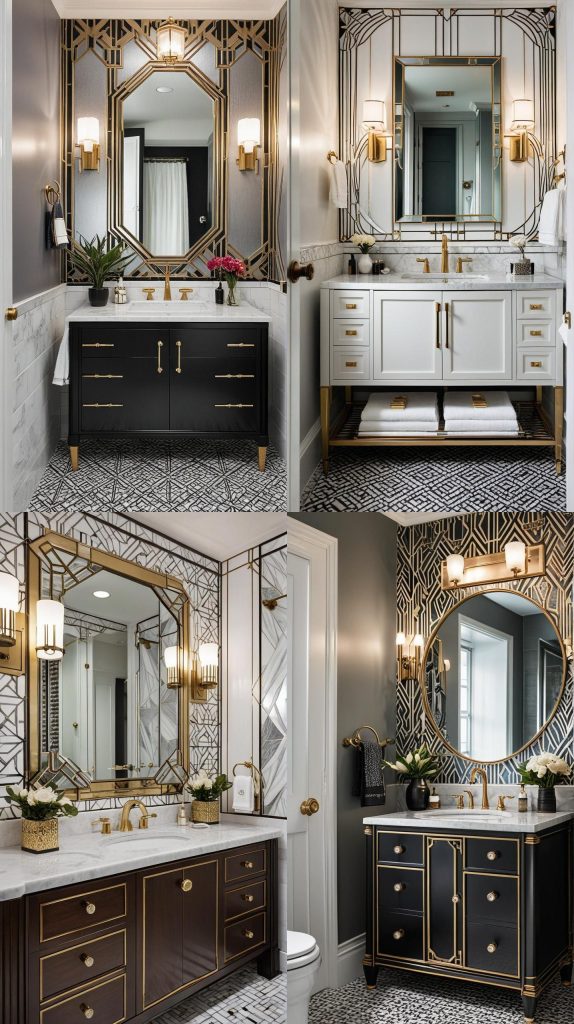 Case 7: Art Deco Delight-Bathroom Remodel