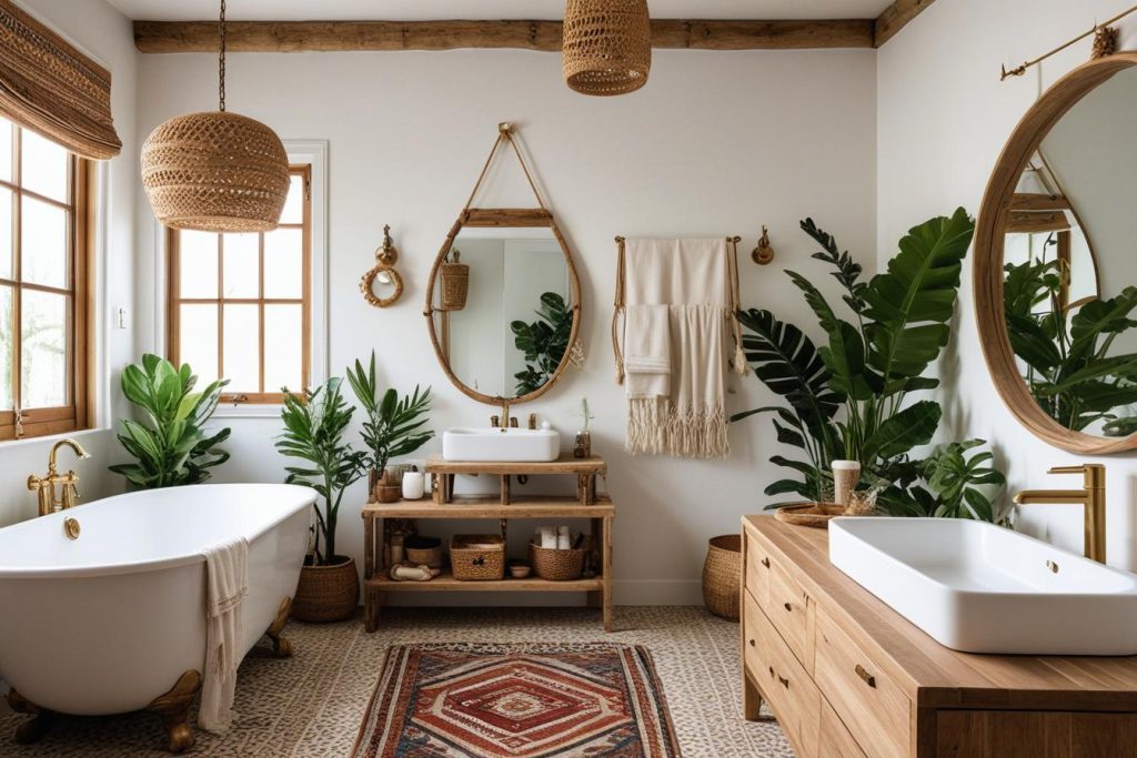 30+ Boho Bathroom Ideas: Creating A Relaxed Oasis With Style