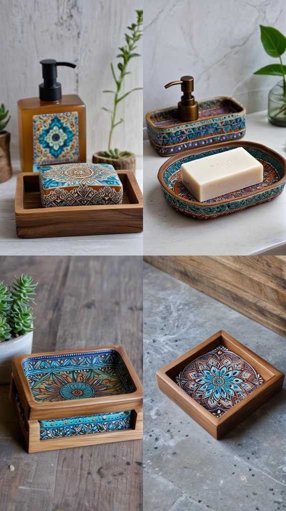 30. Handcrafted Soap Dish-Boho Bathroom