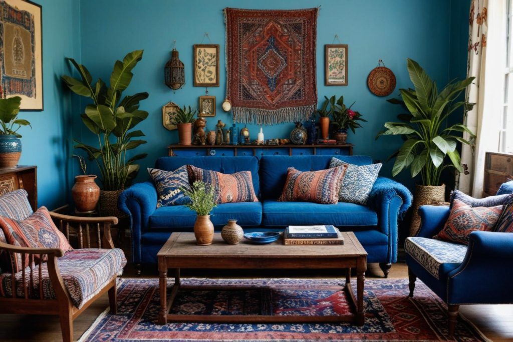 Blue Boho Living Room Ideas: Infuse Your Space With Color And Creativity