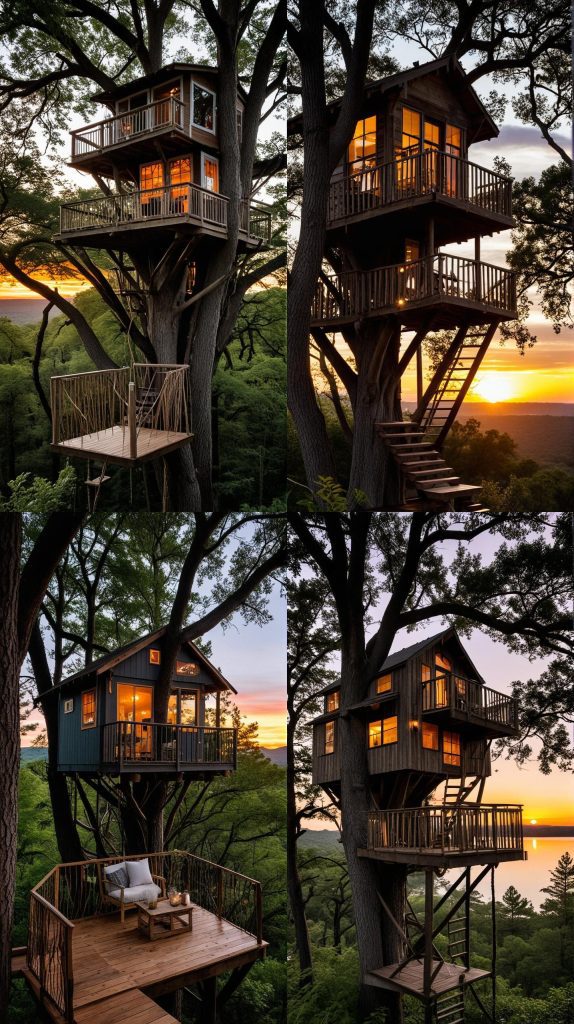 Sunset Watching Lookout-Boho Treehouses