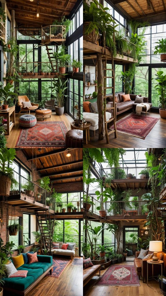 Urban Jungle Loft-Boho Treehouses