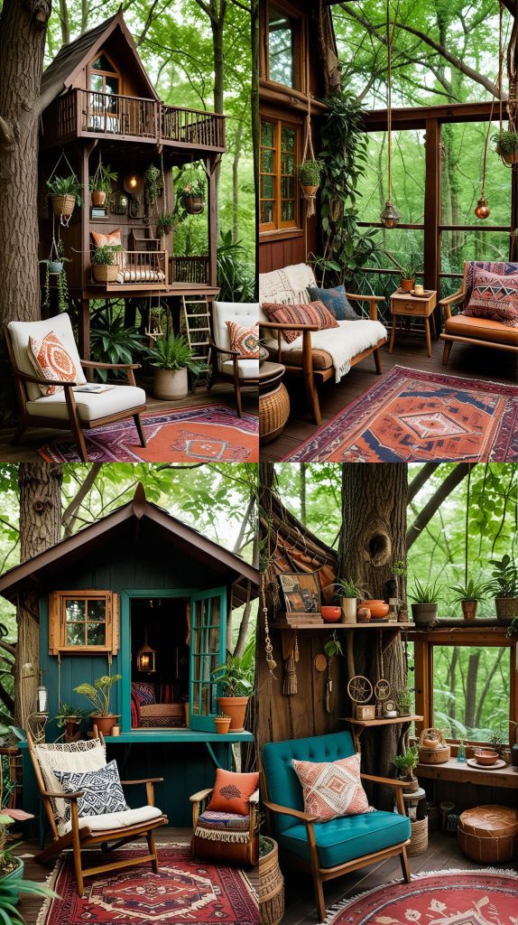 Vintage Vibe Escape-Boho Treehouses