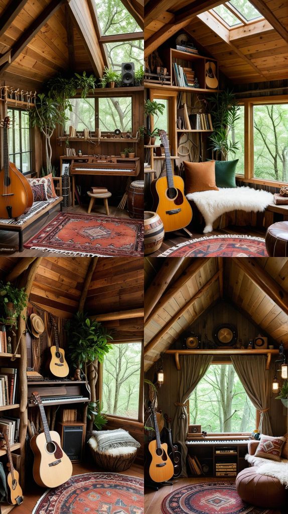 Music Lover’s Nook-Boho Treehouses