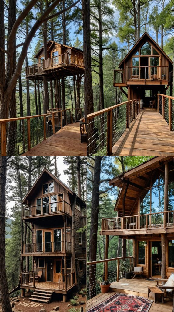 Mountain View Getaway-Boho Treehouses