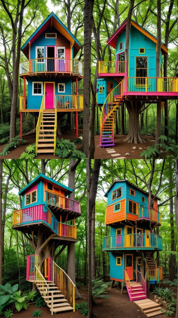 Color Splash Haven-Boho Treehouses