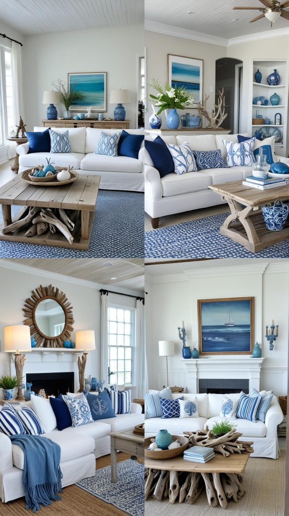 Coastal Retreat-white Living Room