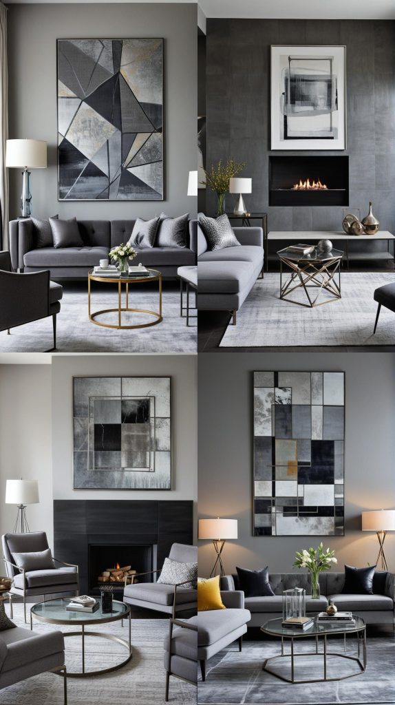 Design 10: Contemporary Sophistication-grey Living Room