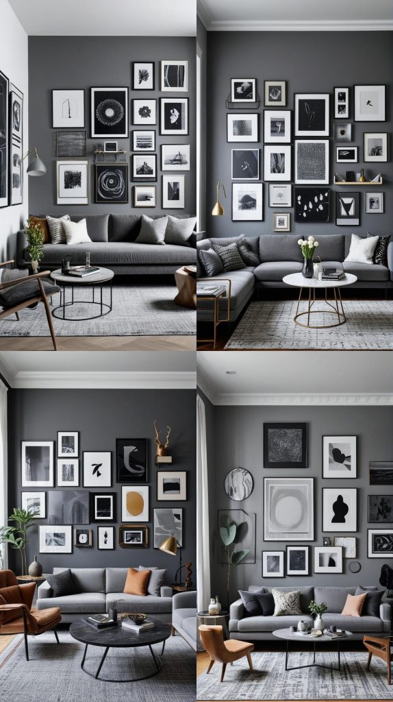 Design 12: Artistic Grey Studio-grey Living Room