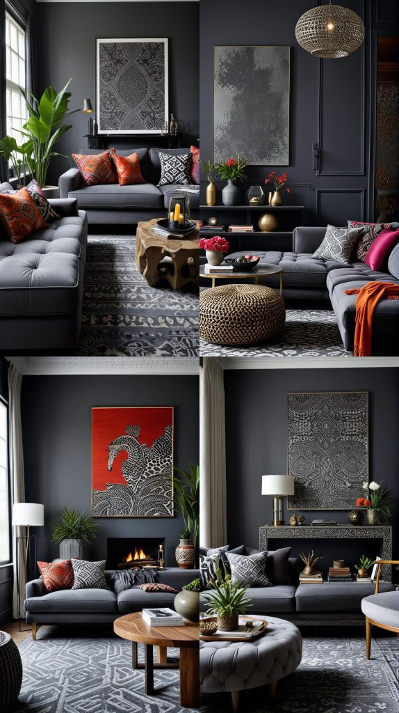 Design 17: Global Inspiration in Grey-grey Living Room