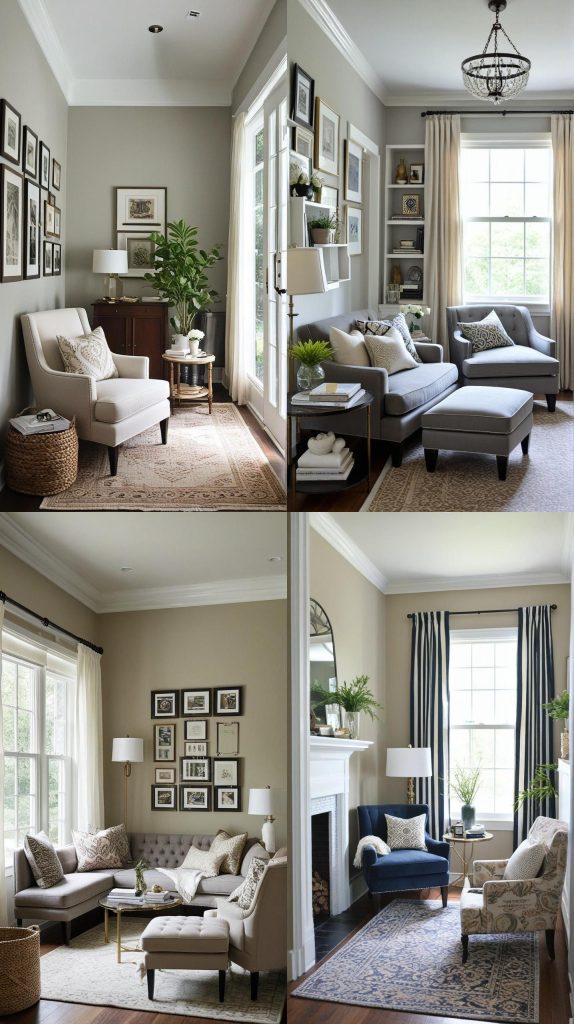 Incorporate a Reading Nook with a Cozy Chair-Long Narrow Living Room