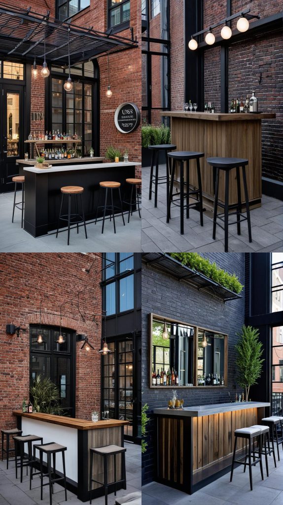 17. Urban Loft Style Bar-Outdoor Bar