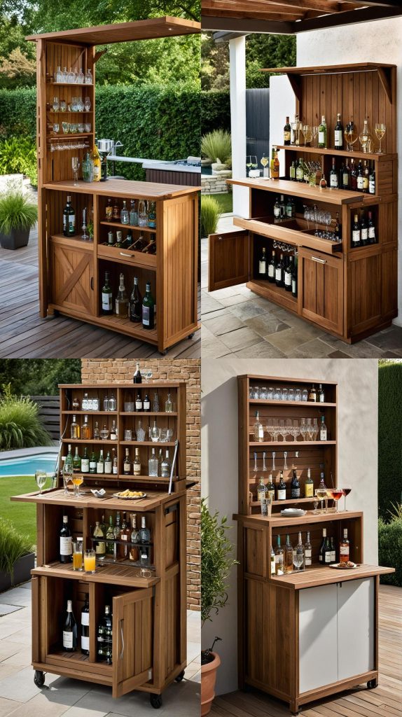 18. Hidden Fold-Out Bar-Outdoor Bar