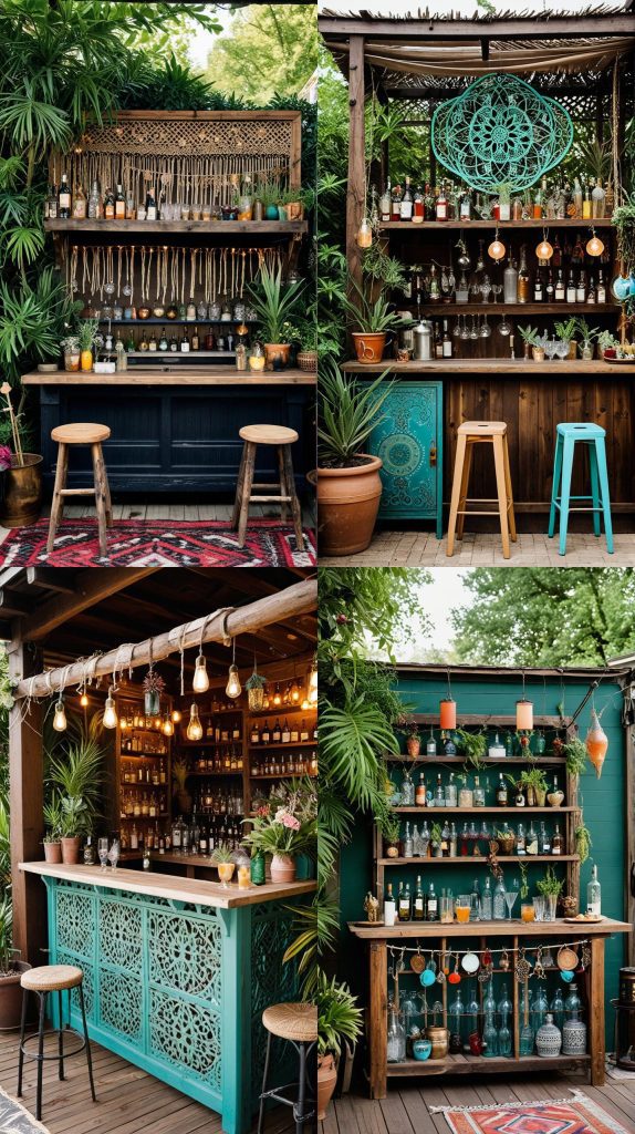 19. Boho Chic Bar-Outdoor Bar