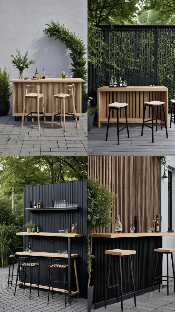 20. Scandinavian Simplicity Bar-Outdoor Bar